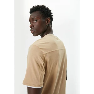 Basic Tişört Bisiklet Yaka Kısa Kollu Pamuklu