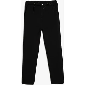 Eşofman Altı Beli Bağlamalı Pamuklu