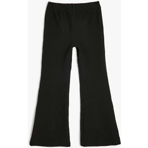 Beli Lastikli Rahat Kesim Ispanyol Paça Pantolon