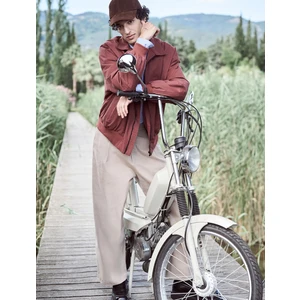 Bol Pantolon Chino Cep Detaylı