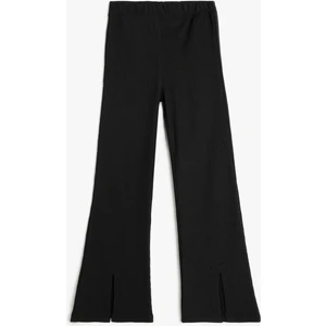 Beli Lastikli Basic Ispanyol Paça Pantolon