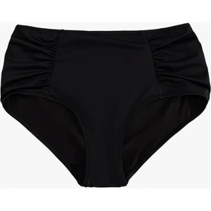 Drape Detaylı Yüksek Bel Bikini Altı