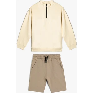 Eşofman Takımı Sweatshirt ve Şort Set