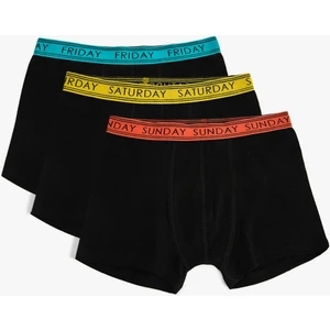 3'lü Boxer Seti Slogan Yazı Detaylı