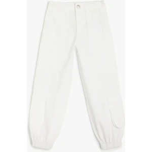 Rahat Kesim Cep Detaylı Pamuklu Basic Jogger Pantolon