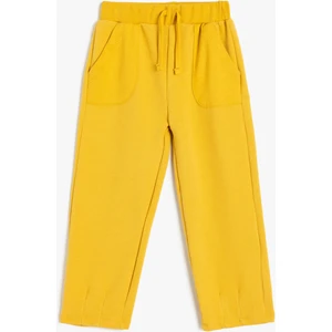 Eşofman Altı Beli Bağlamalı Cepli Pamuklu