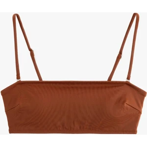 Çıkarılabilir Askılı Astarlı Straplez Bikini Üstü