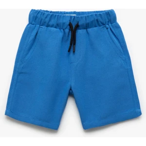 Beli Bağlamalı Cepli Basic Keten Şort