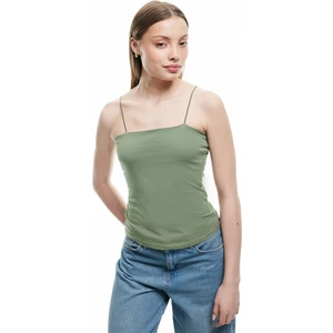 Ip Askılı Pamuklu Dar Kesim Basic Kolsuz Atlet