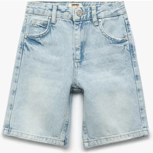 Pamuklu Regular Fit Denim Kapri Şort