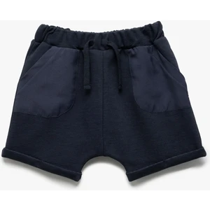 Beli Lastikli Pamuklu Cep Detaylı Basic Şort