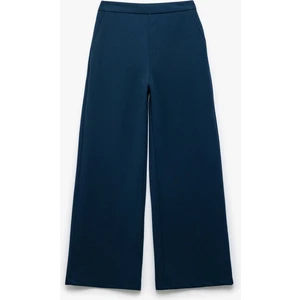 Beli Lastikli Cepli Basic Ispanyol Paça Pantolon