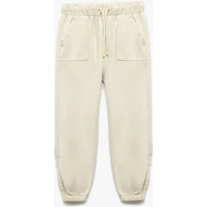 Beli Bağcıklı Cepli Basic Viskon Jogger Eşofman Altı