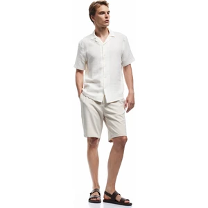 Düğmeli Bermuda Oversize Chino Şort