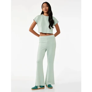 Scuba Kumaş Slim Fit Ispanyol Paça Pantolon