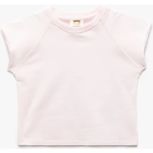 Basic Tişört Kısa Kollu Bisiklet Yaka Pamuklu