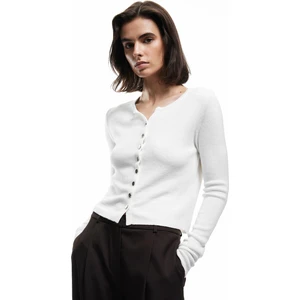 Uzun Kollu Bisiklet Yaka Triko Hırka