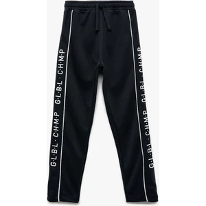 Baskılı Beli Lastikli Eşofman Altı