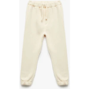 Beli Bağcıklı Pamuklu Basic Jogger Eşofman Altı