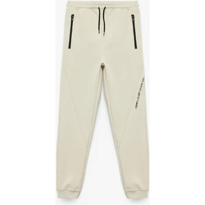 Pamuklu Cepli Fermuarlı Jogger Eşofman Altı