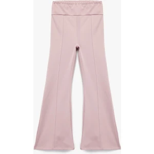 Beli Lastikli Basic Ispanyol Paça Pantolon