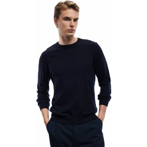 Uzun Kollu Bisiklet Yaka Basic Triko Kazak