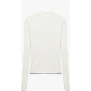 Dik Yaka Uzun Kollu Triko Kazak