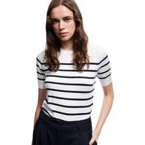 Kısa Kollu Bisiklet Yaka Basic Triko Kazak