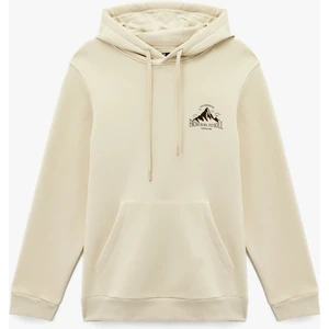 Regular Fit Kanguru Cepli Şardonlu Kapşonlu Baskılı Sweatshirt