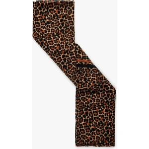 Leopar Desenli Uzun Atkı