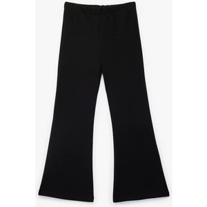 Yırtmaç Detaylı Slim Fit Ispanyol Paça Tayt
