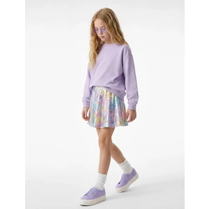 Beli Lastikli Pullu Payetli Kloş Etek