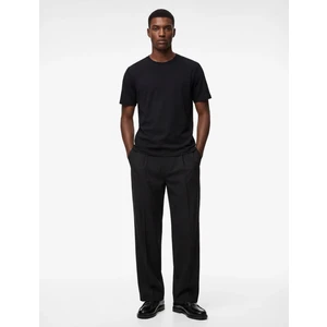 Kısa Kollu Pamuklu Bisiklet Yaka Basic Slim Fit Tişört