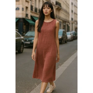 Dört Katlı Müslin Elbise