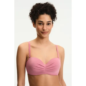 Gül Pembesi Lotus Bikini Üstü