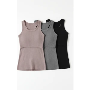 Kolsuz Triko Emzirme Üstü