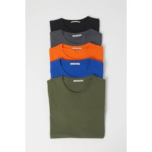 Polo State Erkek 5-Li T-Shirt  Saks