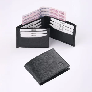 Ancora Leather Hakiki Deri Erkek CÜZDAN-26500-SIYAH