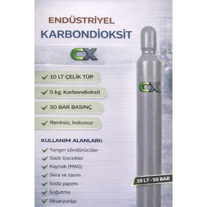 Karbondioksit Co2 Gazı 10 Lt