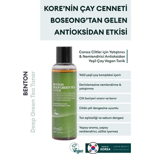 Yeşil Çay Tonik 150 ml Yatıştırıcı Etkili Kuru Ciltler İçin Nemlendirici İçerik