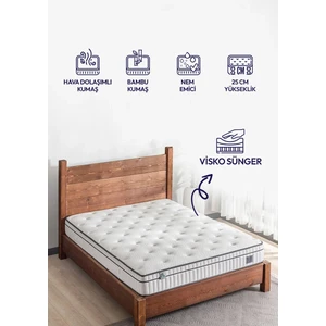 Sleeppeople 3D Bamboo Olivia Visco Yatak 90x200