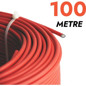 Solar Kablo 6mm2 Kırmızı 100 Metre
