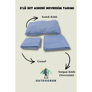 3'lü Set Askeri Nevresim Takımı