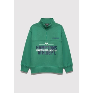 Tenis Baskılı Yeşil Sweatshirt 6S10169-71697