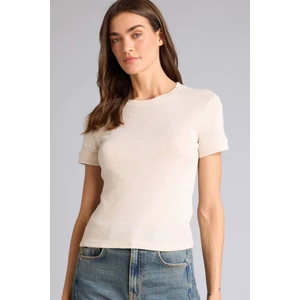 Slim Fit Basic Ribana Tişört H1354AX26SM