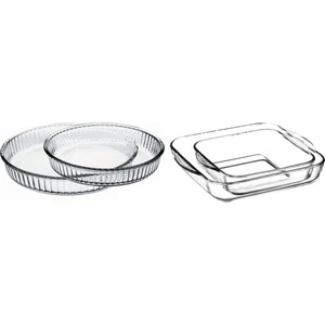 Borcam Kare Borcam Yuvarlak 4 Parça Süper Set