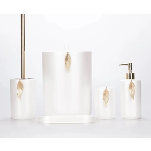 Leaf Banyo Seti Inci Altın