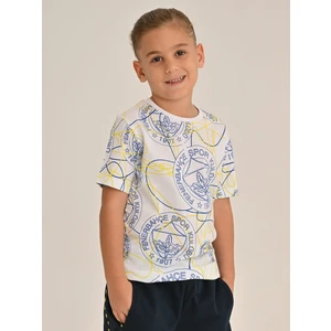 Çocuk Trıbun Logo Patternli Tshırt
