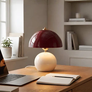 Blush Abajur Metal Malzeme Krem Renkli Ev Ofis Kullanımı İçin Modern Tasarım
