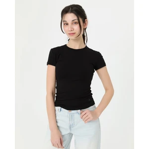 Ayma Active Siyah Basic T-Shirt